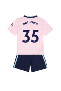 Fotbalové Dres Arsenal Oleksandr Zinchenko #35 Dětské Třetí Oblečení 2022-23 Krátký Rukáv (+ trenýrky)